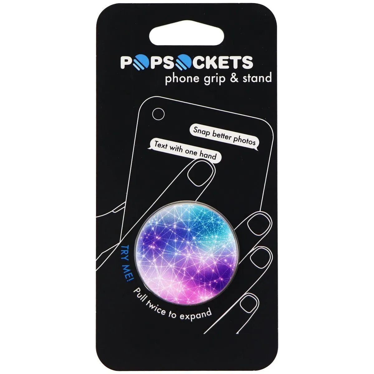 PopSockets: Collapsible Grip Stand for Phones & Tablets - Starry Constellation