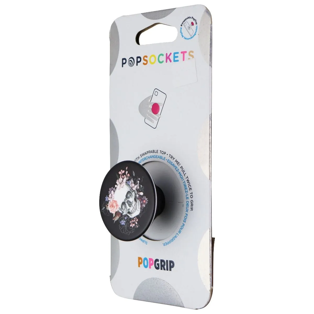 PopSockets PopGrip Expanding Stand and Grip with Swappable Top - Death Petal