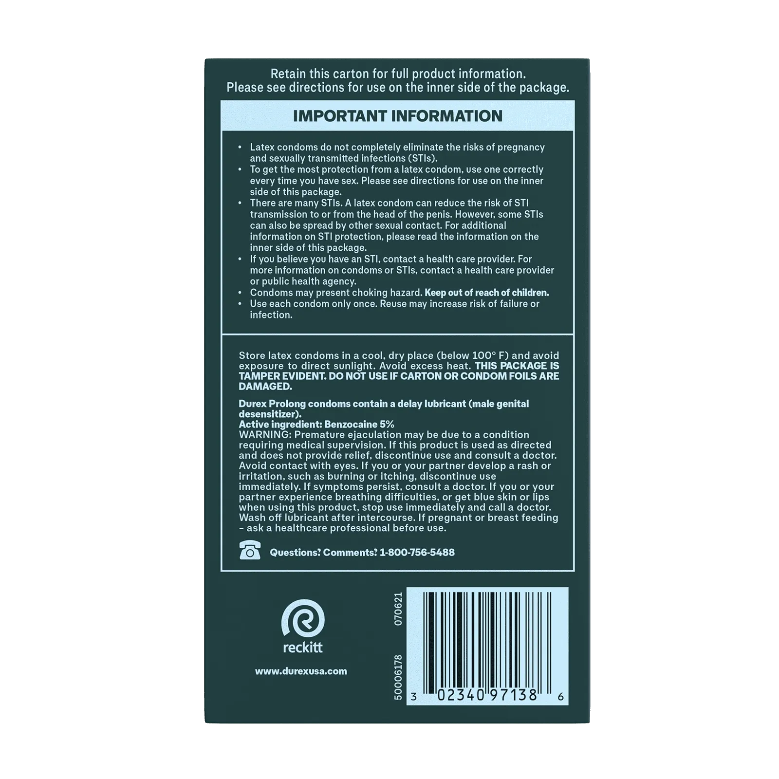 Prolong Regular Fit Condoms