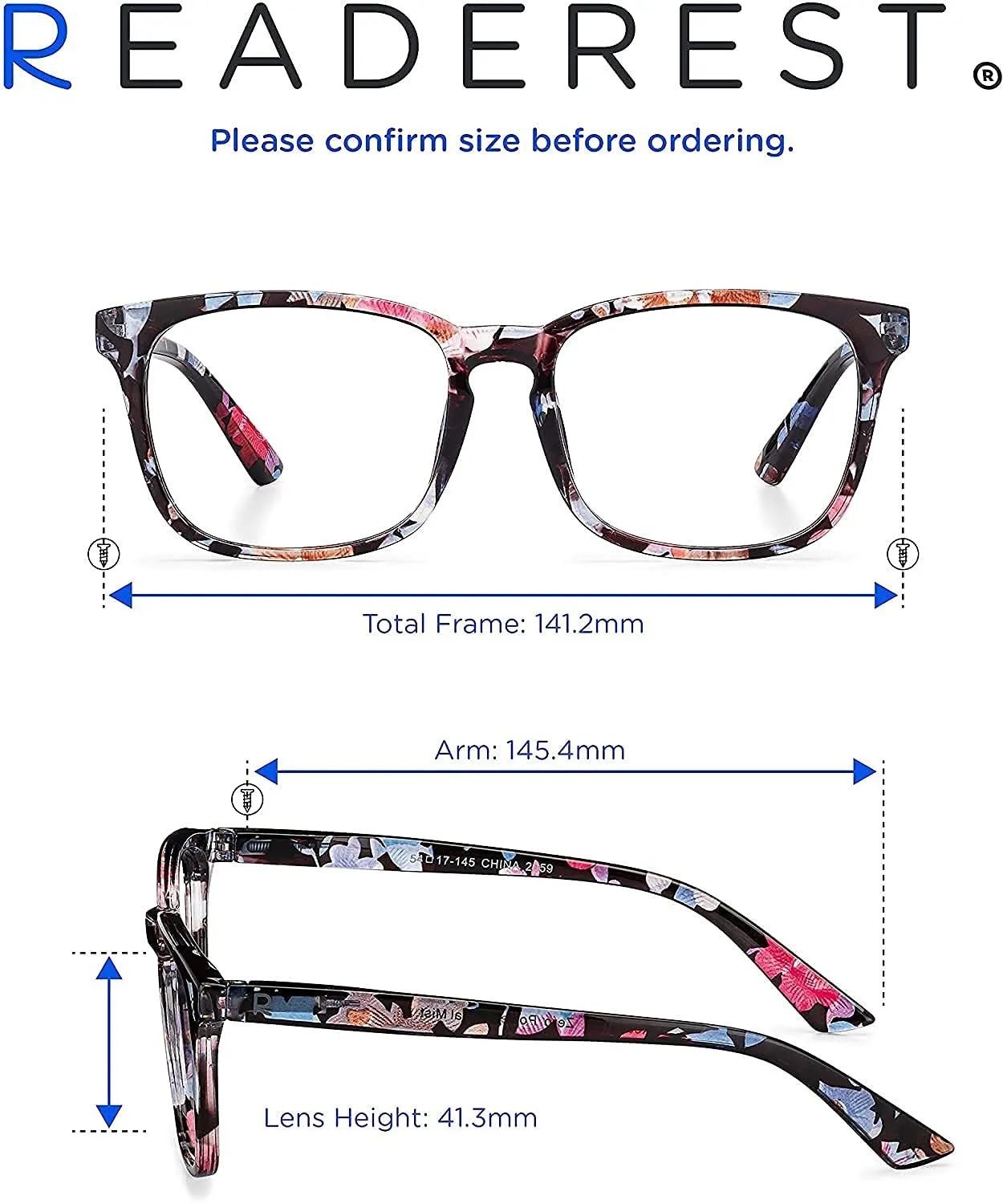 Readerest blue-light-blocking-reading-glasses-floral-3-25-magnification