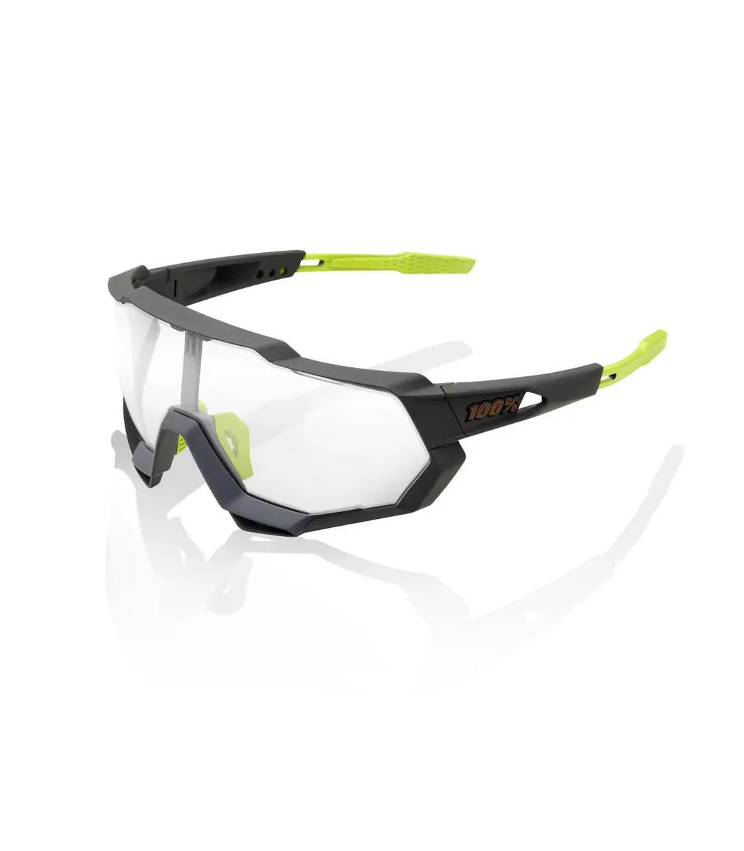 RIDE 100% Eyewear Speedtrap - Soft Tact Cool Grey  Photochromic Lens