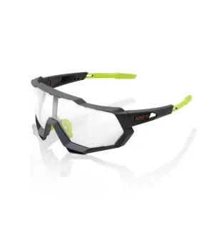 RIDE 100% Eyewear Speedtrap - Soft Tact Cool Grey  Photochromic Lens