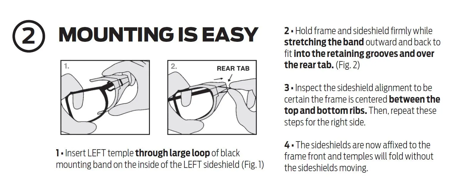 Safety Optical Service Combo Safepack Sunmate Universal Sideshields, Medium Sunglass Tint B27  10pairs, B53  10pairs