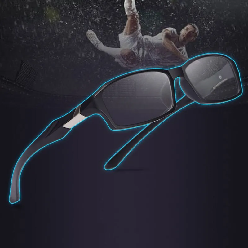 Unisex Sports Full Plastic Titanium Frame Eyeglasses 6059