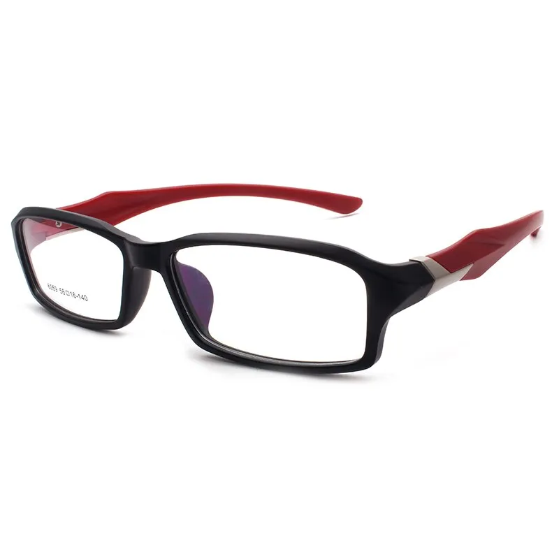 Unisex Sports Full Plastic Titanium Frame Eyeglasses 6059