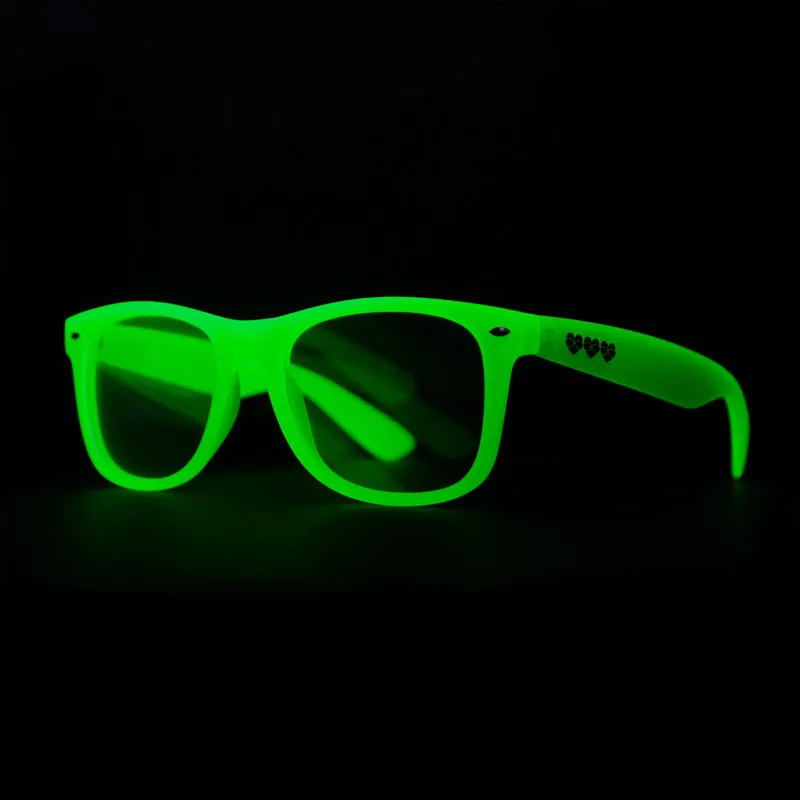 UV Reactive Green Diffraction Glasses