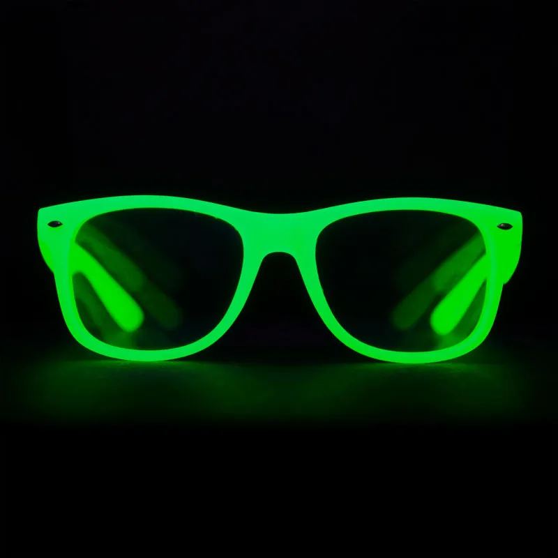 UV Reactive Green Diffraction Glasses