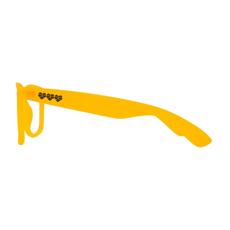 UV Reactive Orange Diffraction Glasses