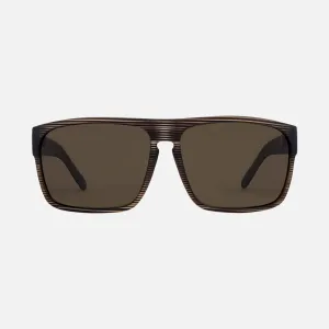 Vendetta - Matte Brown Streak frame Bronze Injected Polarized Lens
