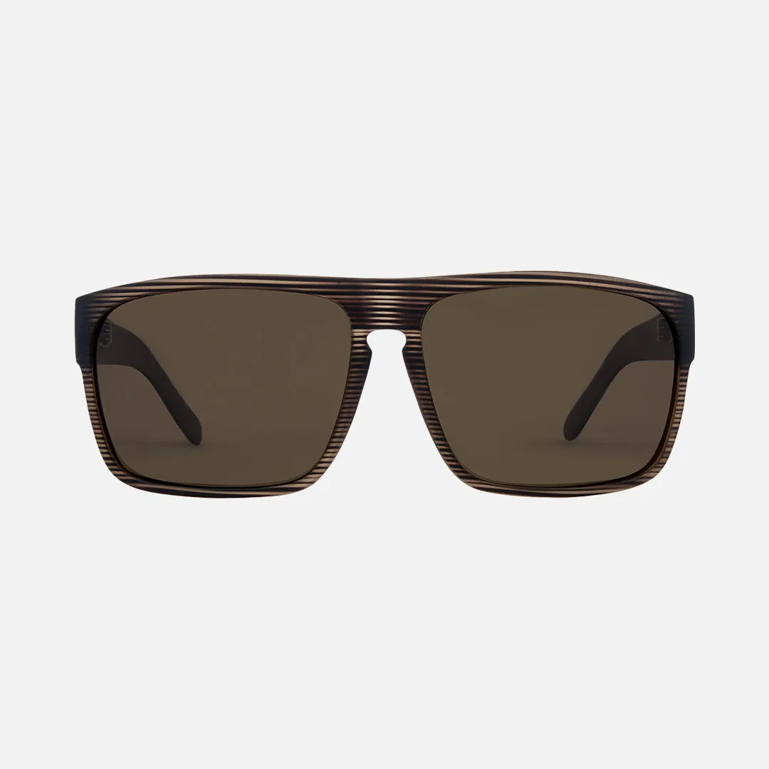 Vendetta - Matte Brown Streak frame Bronze Injected Polarized Lens