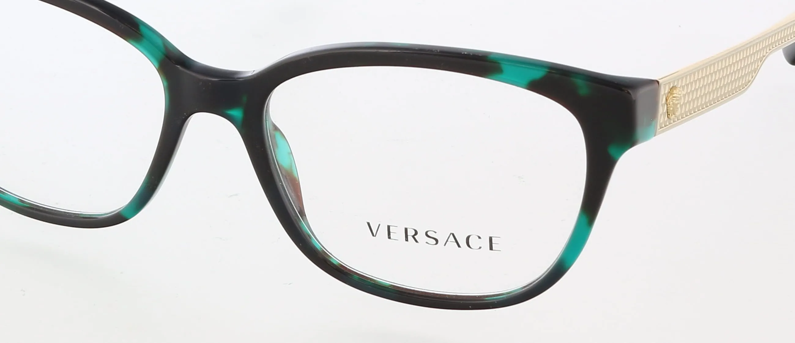 Versace VE3240 5076 Green Tortoise Cateye Optical Frames