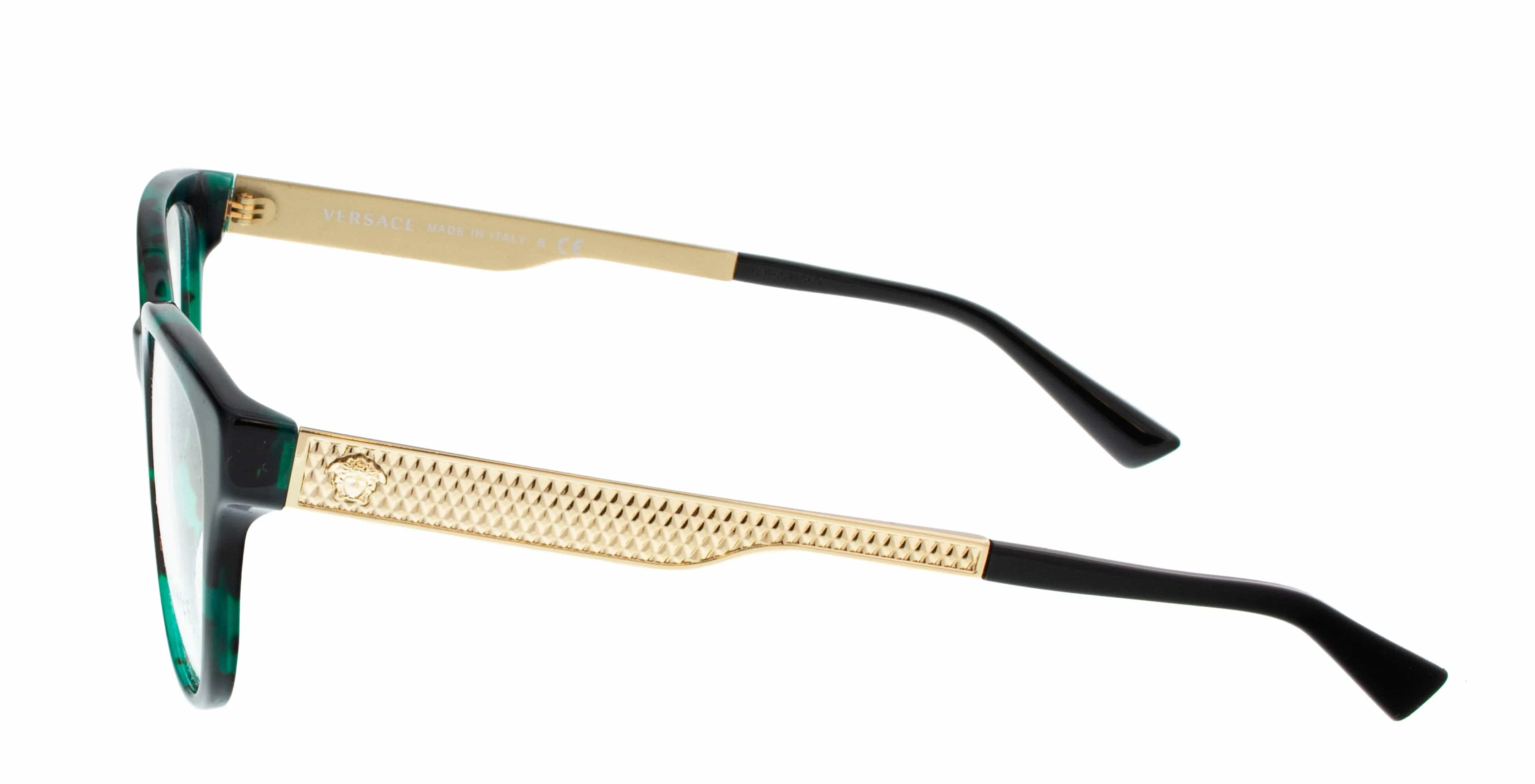 Versace VE3240 5076 Green Tortoise Cateye Optical Frames
