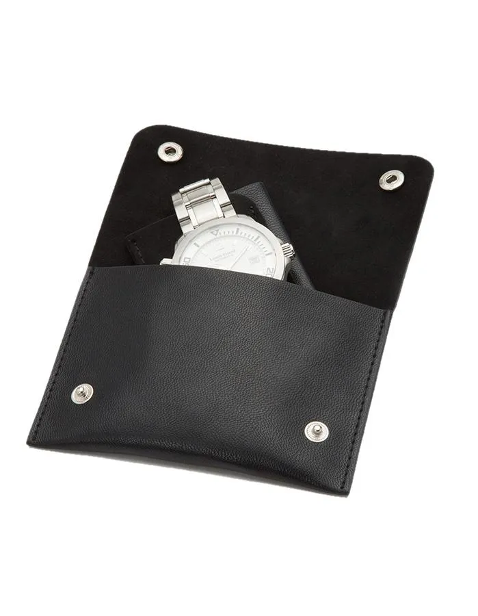 WOLF Wrap - Compact Watch Protector / Travel Case - Black